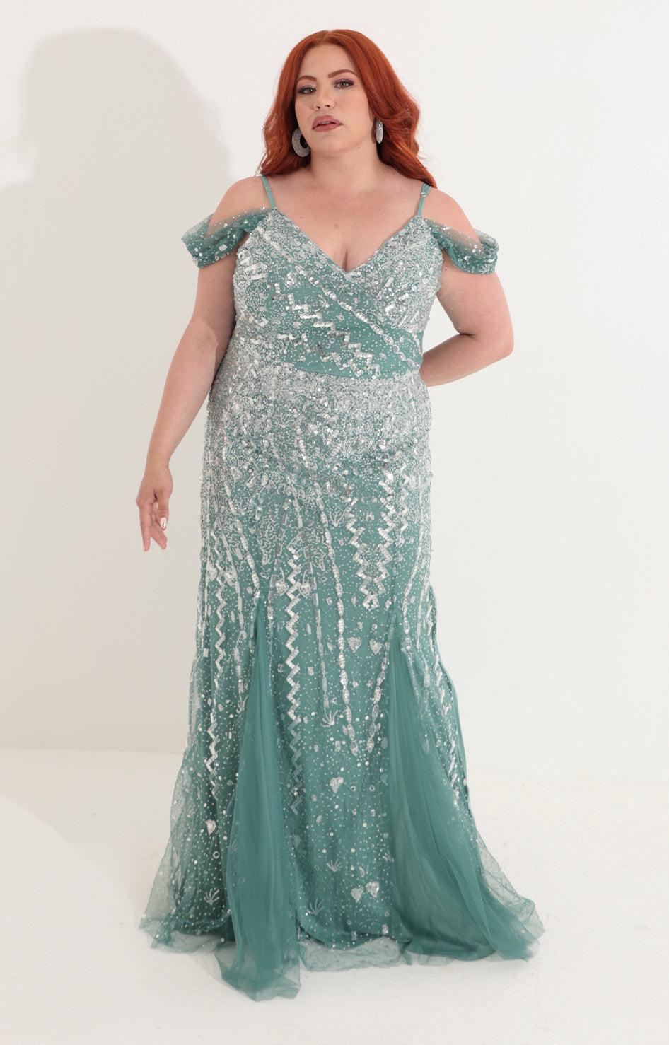 Vestido verde de gala - VESTIDO Boutiquemirel 