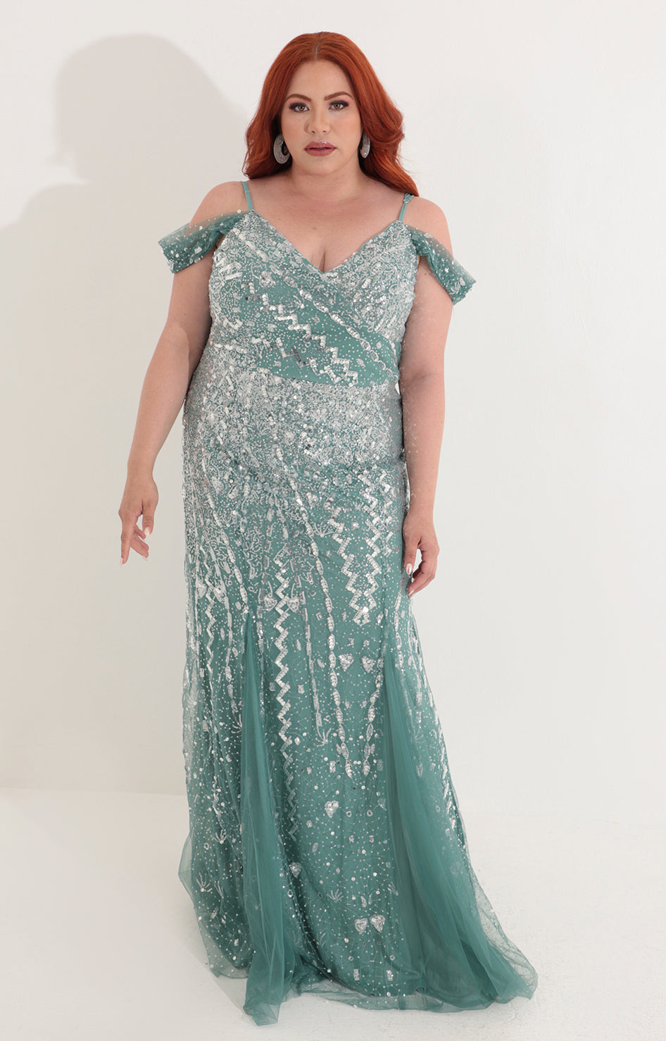 Vestido verde de gala - VESTIDO Boutiquemirel 