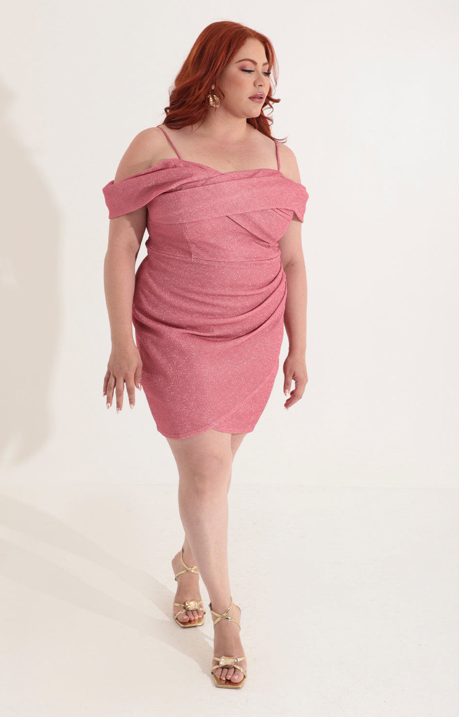 Vestido rosa con glitter - VESTIDO Boutiquemirel 