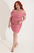 Vestido rosa con glitter - VESTIDO Boutiquemirel 