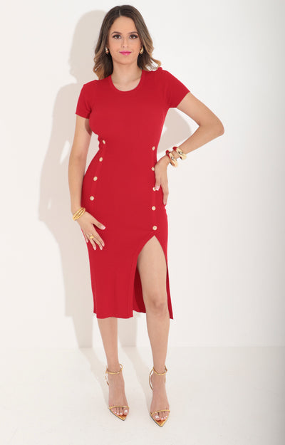 Vestido rojo corto - VESTIDO Boutiquemirel 