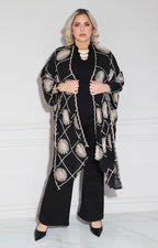 Kimono negro floral - KIMONO Boutiquemirel 