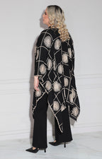 Kimono negro floral - KIMONO Boutiquemirel 