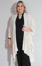 Kimono crema bordado - KIMONO Boutiquemirel 
