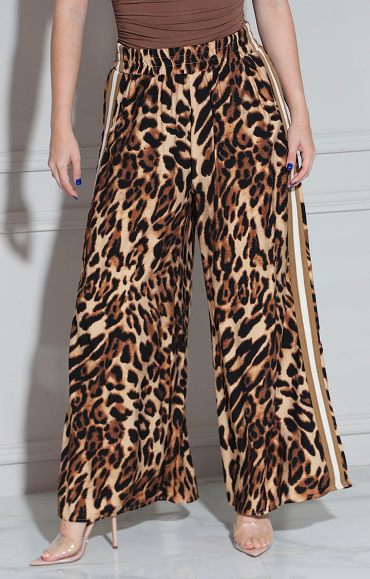 Pantalón café cheeta