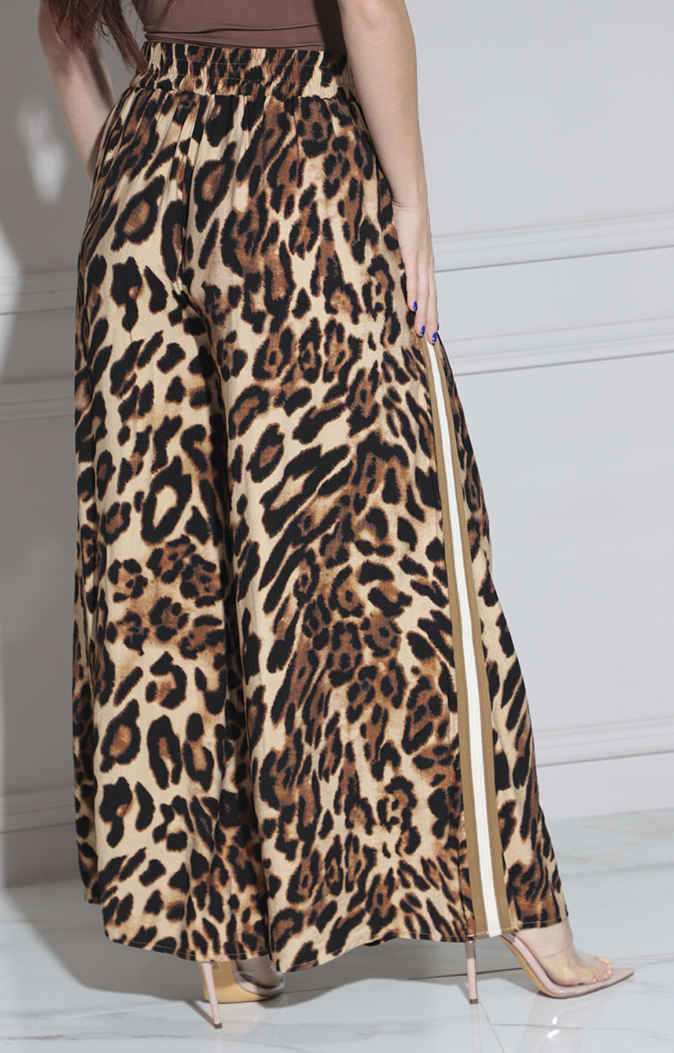 Pantalón café cheeta