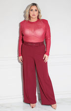 Pantiblusa roja con brillos - BLUSA XL Boutiquemirel 