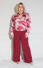 Blusa vino estampada - BLUSA XL Boutiquemirel 