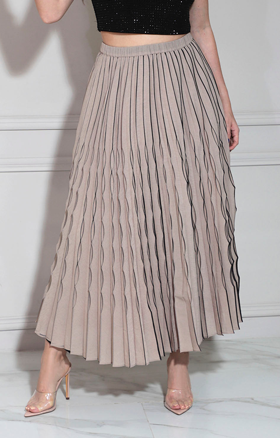 Falda beige - FALDA Boutiquemirel 