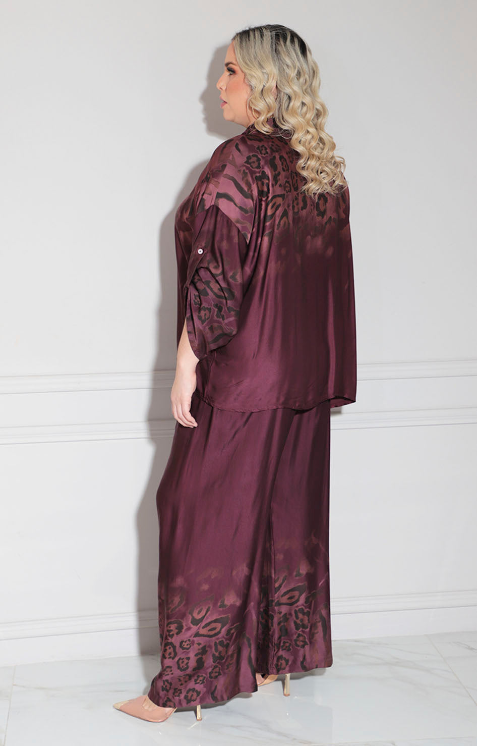 Conjunto vino de seda