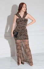 Vestido beige de gala - VESTIDO Boutiquemirel 