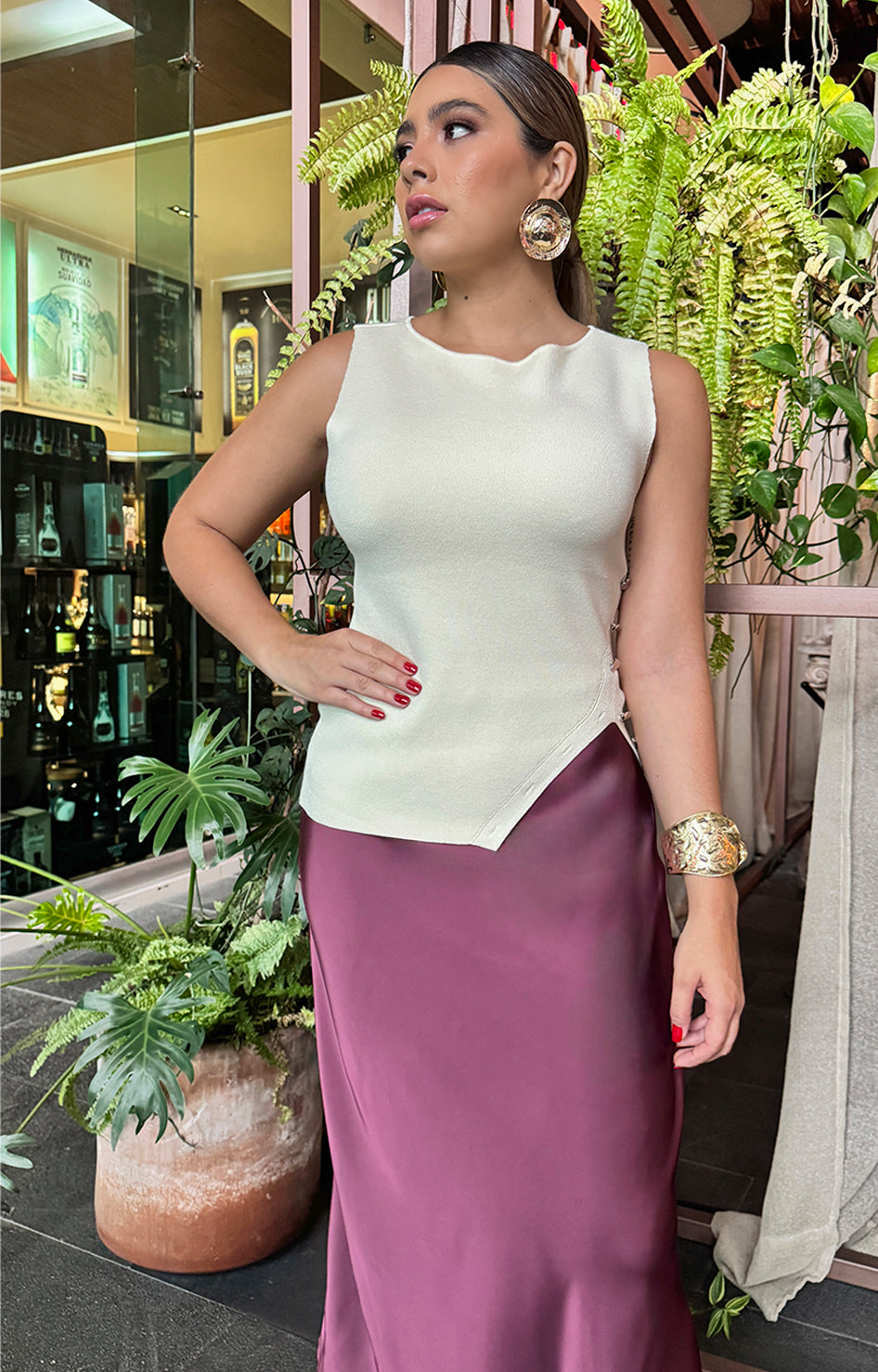 Blusa beige - BLUSA Boutiquemirel 