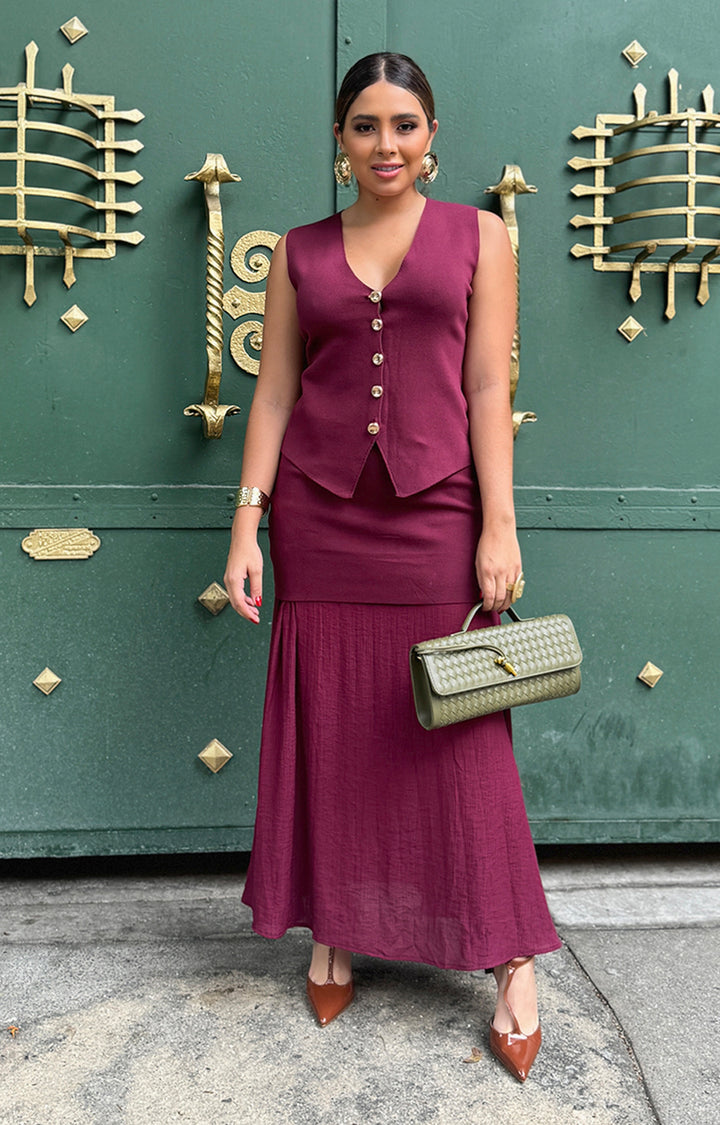 Conjunto vino - CONJUNTO Boutiquemirel 