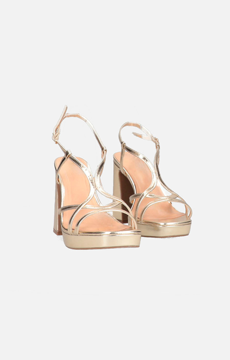 Zapatilla dorada - PLATAFORMAS Boutiquemirel 