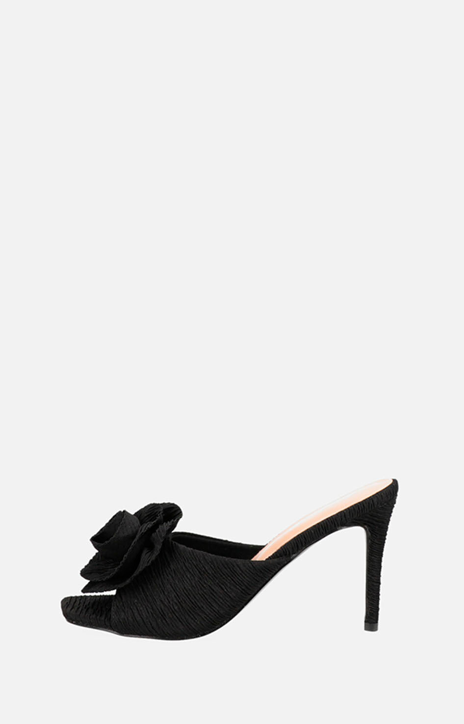 Zapatilla negra con flor - ZAPATILLA Boutiquemirel 