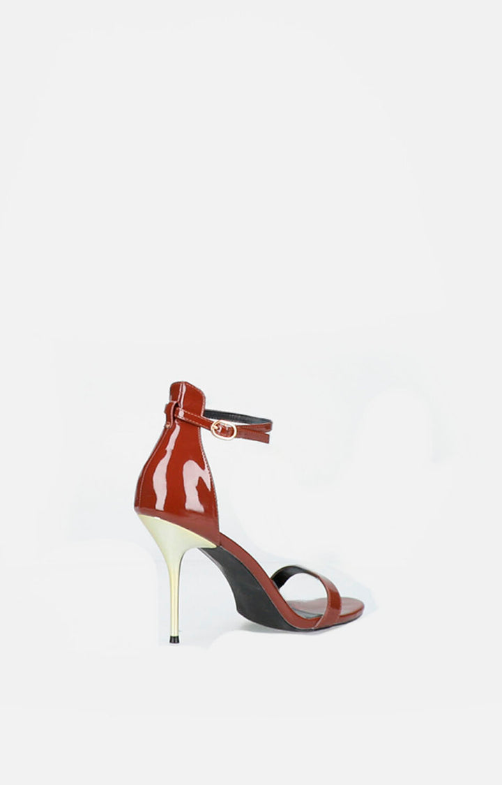 Zapatilla café de charol - ZAPATILLA Boutiquemirel 