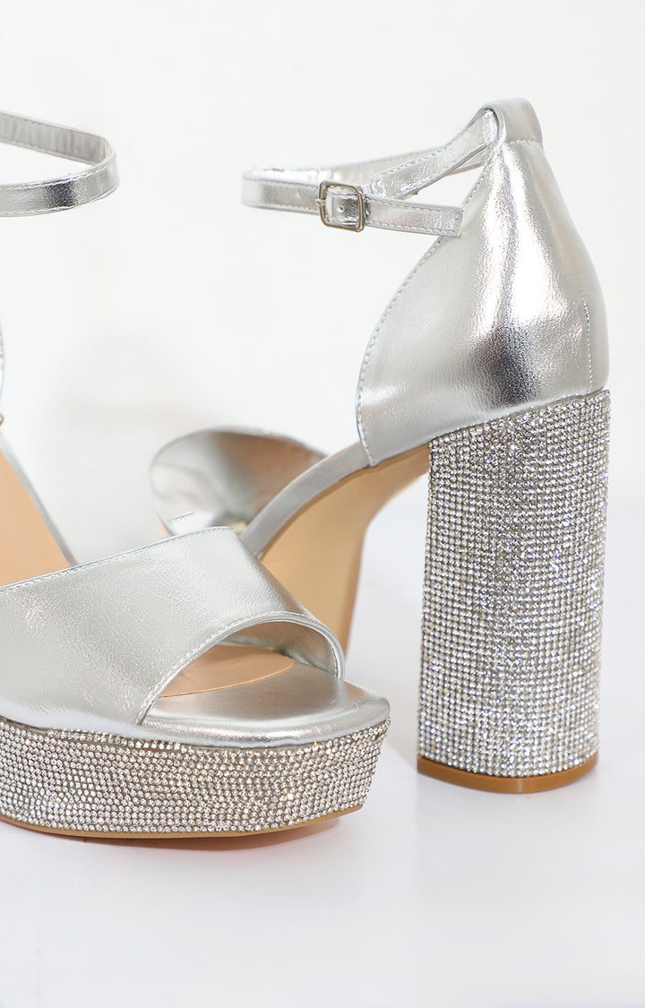 Zapatilla plata con brillos - ZAPATO Boutiquemirel 