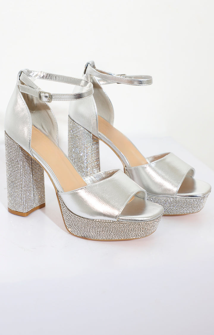 Zapatilla plata con brillos - ZAPATO Boutiquemirel 