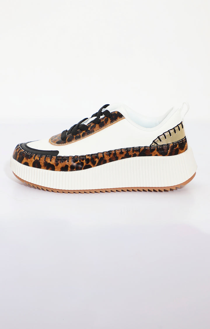 Tenis blancos con print - TENIS Boutiquemirel 