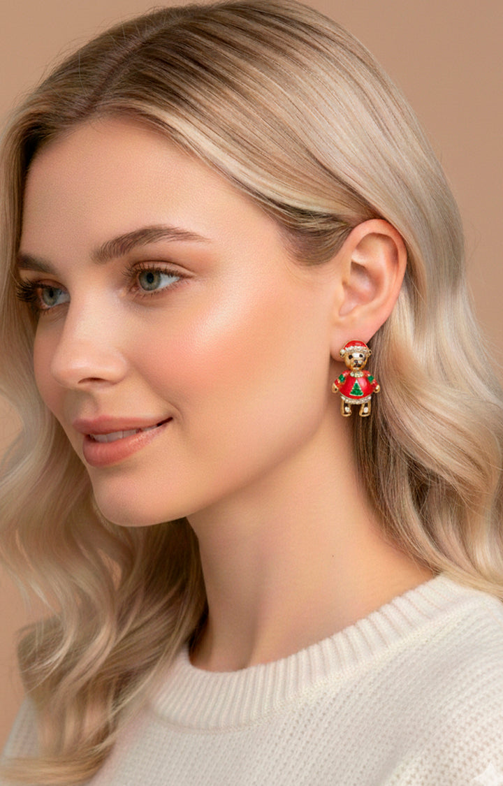 Arete rojo de oso - ARETE Boutiquemirel 