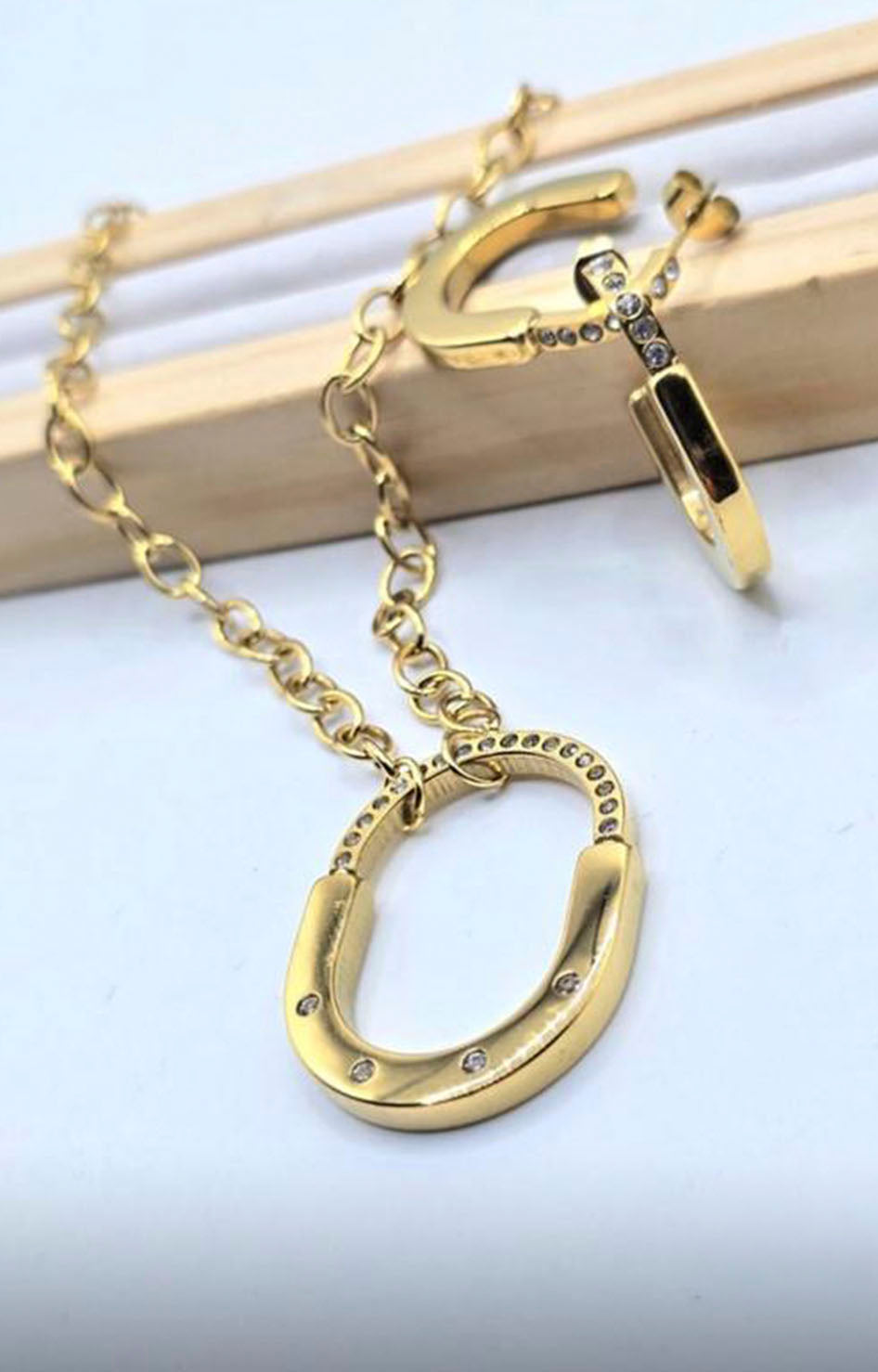 SET DE COLLAR CON ARETES - SET COLLAR Boutiquemirel 