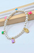 PULCERA CON PERLAS BLANCAS Y DIJES TOUS - PULSERAS Boutiquemirel 