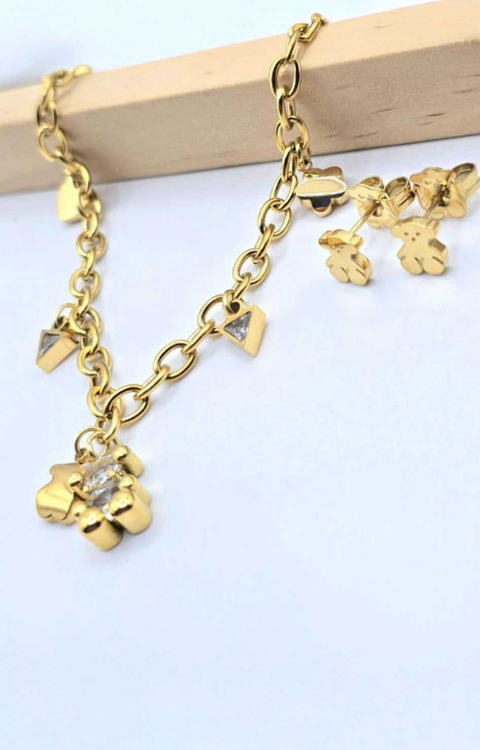 SET DE COLLAR CON ARTES TEDDY 3D - SET COLLAR Boutiquemirel 