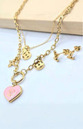 SET DE COLLAR CON ARETES DORADO - SET COLLAR Boutiquemirel 