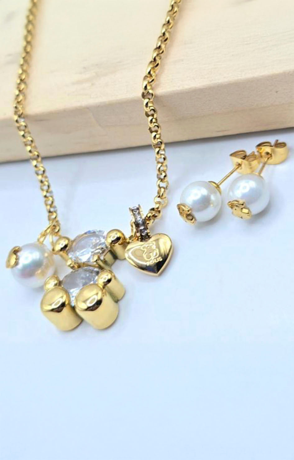 SET DE CADENA CON ARETES - SET COLLAR Boutiquemirel 