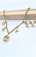 SET DE CADENA DORADA CON ARETES - SET COLLAR Boutiquemirel 