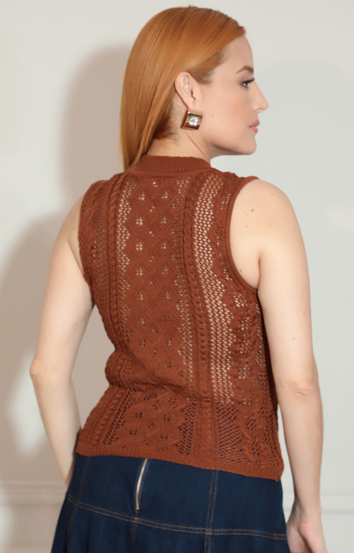 Blusa café - BLUSA Boutiquemirel 