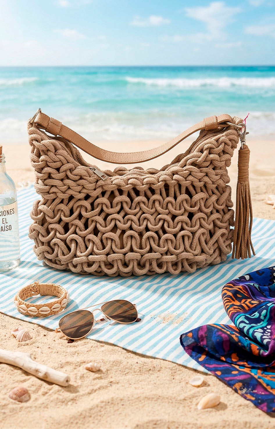 Bolsa cafe crochet - BOLSA Boutiquemirel 