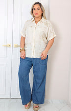 Blusa con bordado