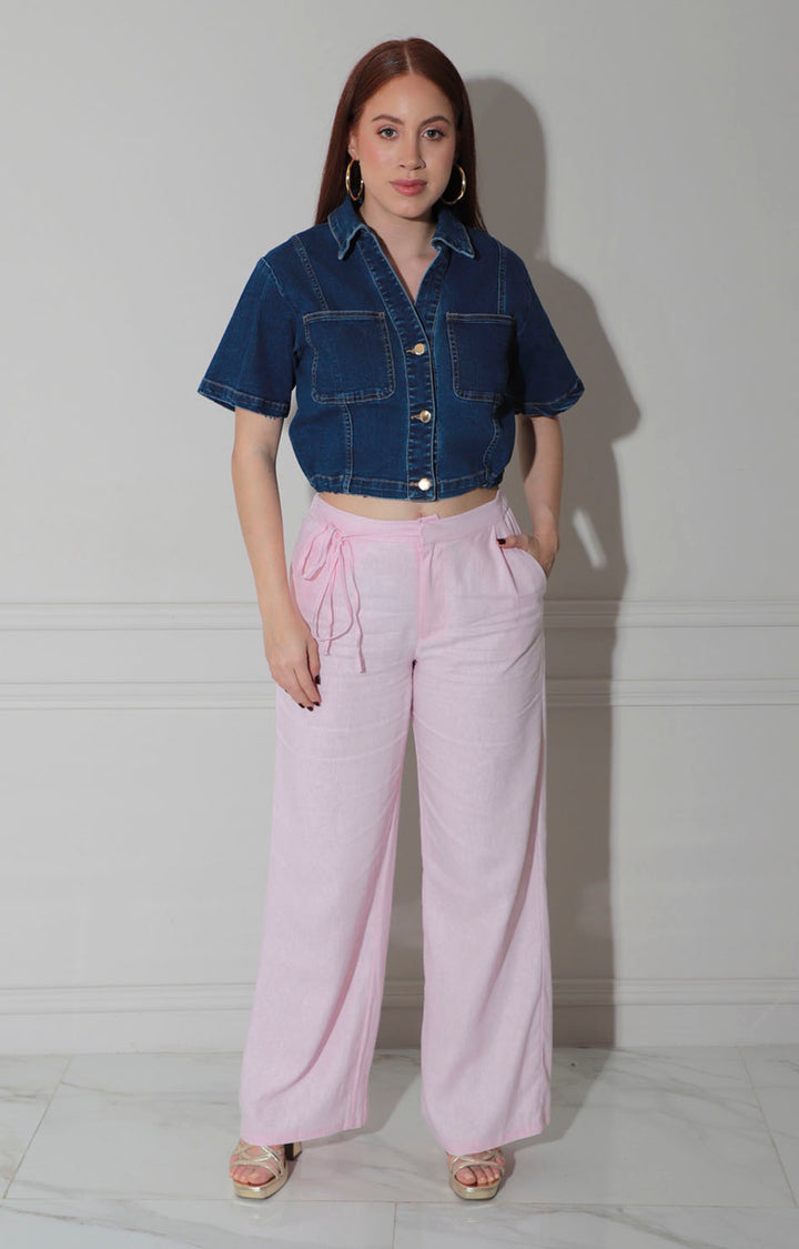 Blusa de mezclilla de botones - BLUSAS REGULAR Boutiquemirel 