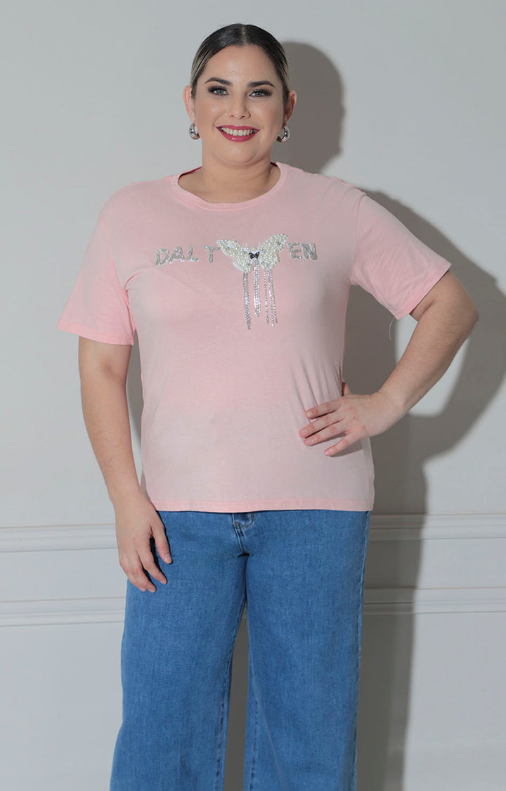 Blusa coral estampada - BLUSA REGULAR Boutiquemirel 