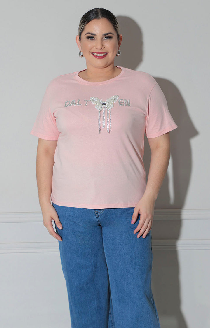 Blusa coral estampada - BLUSA REGULAR Boutiquemirel 