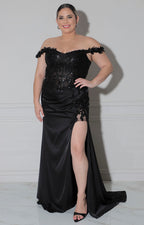 Vestido negro de tirantes - VESTIDO XL Boutiquemirel 