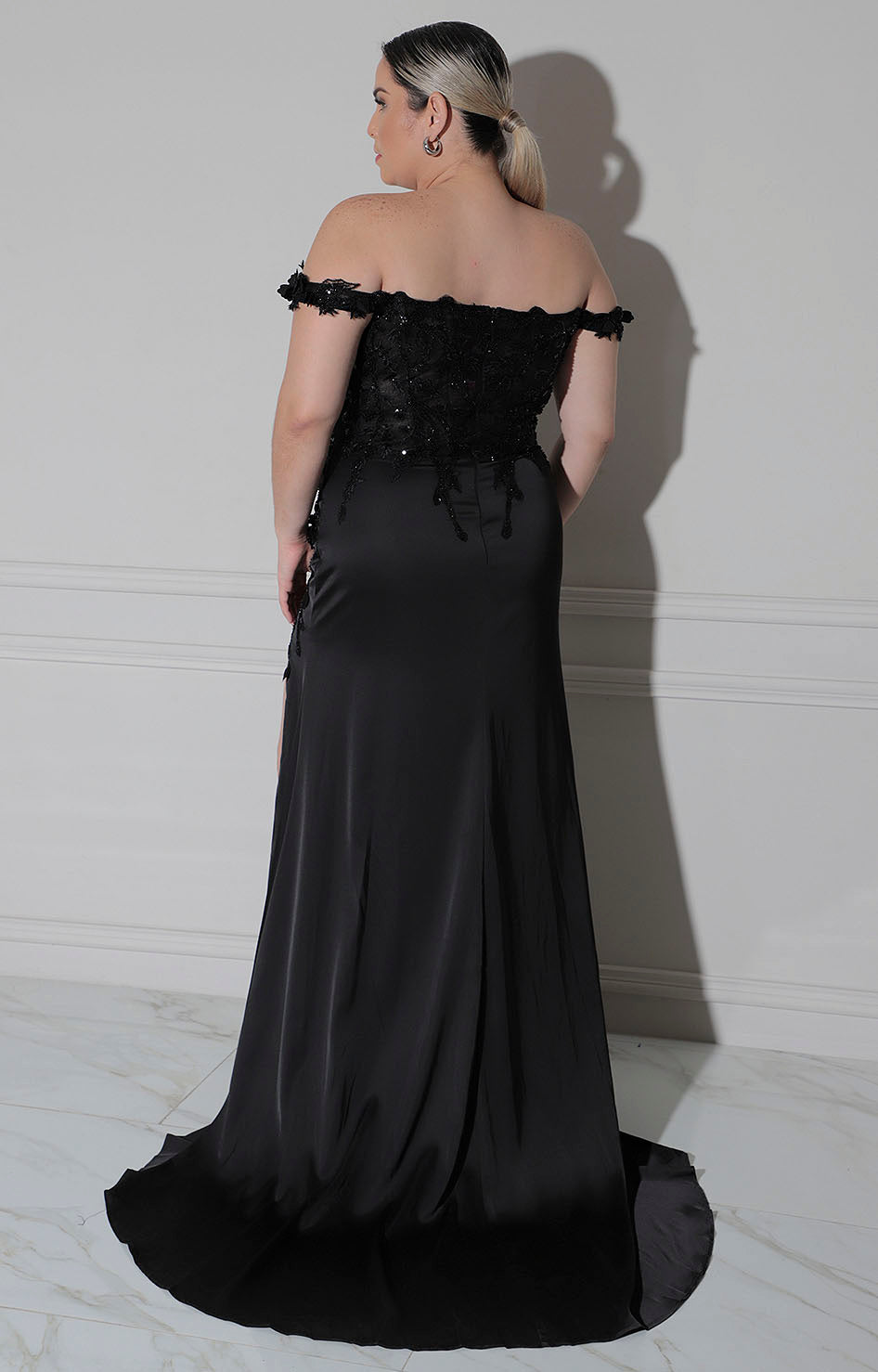 Vestido negro de tirantes - VESTIDO XL Boutiquemirel 