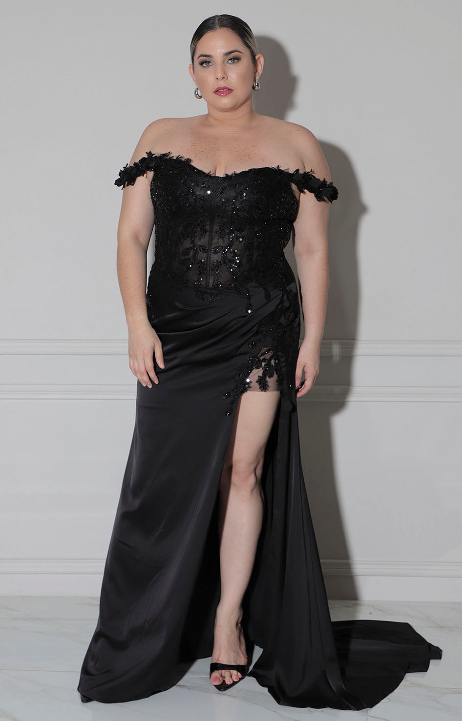 Vestido negro de tirantes - VESTIDO XL Boutiquemirel 