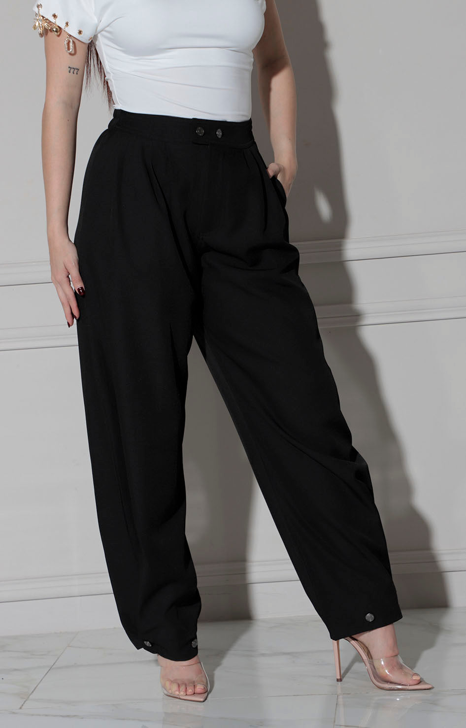 Pantalòn joker negro - PANTALON Boutiquemirel 