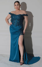 Vestido azul largo de tirantes - VESTIDO XL Boutiquemirel 