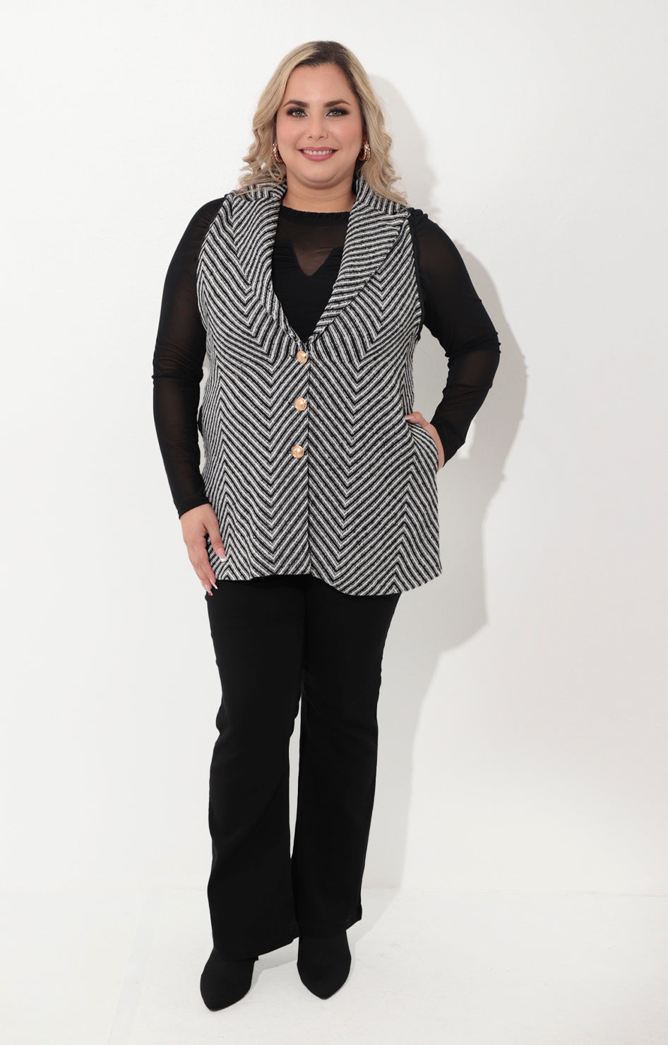 Chaleco estampado - CHALECO Boutiquemirel 