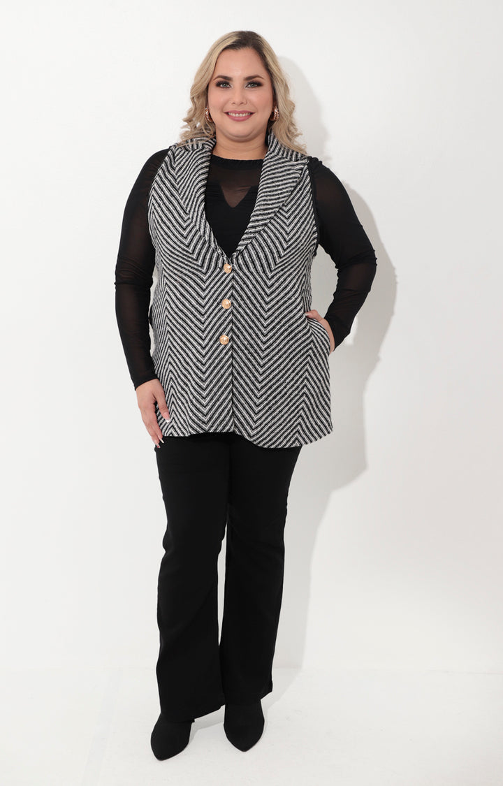 Chaleco estampado - CHALECO Boutiquemirel 