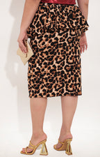Falda estampada con olan - FALDA Boutiquemirel 