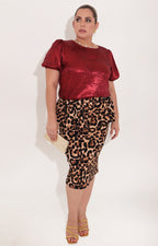 Falda estampada con olan - FALDA Boutiquemirel 