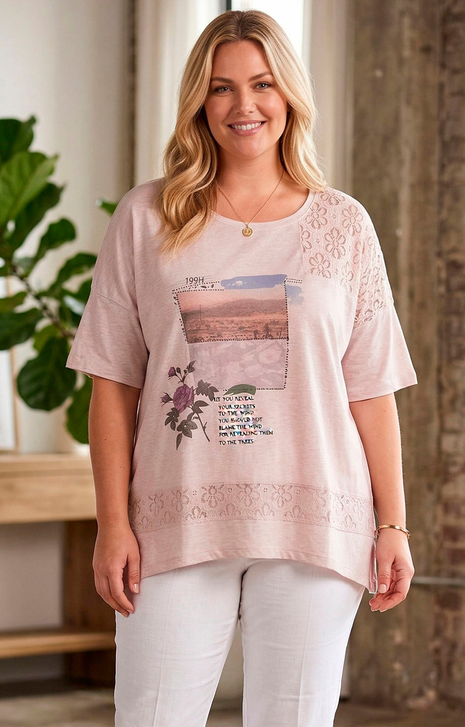 Blusa estampada - BLUSAS CURVY Boutiquemirel 