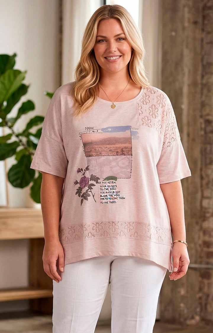Blusa estampada - BLUSAS CURVY Boutiquemirel 