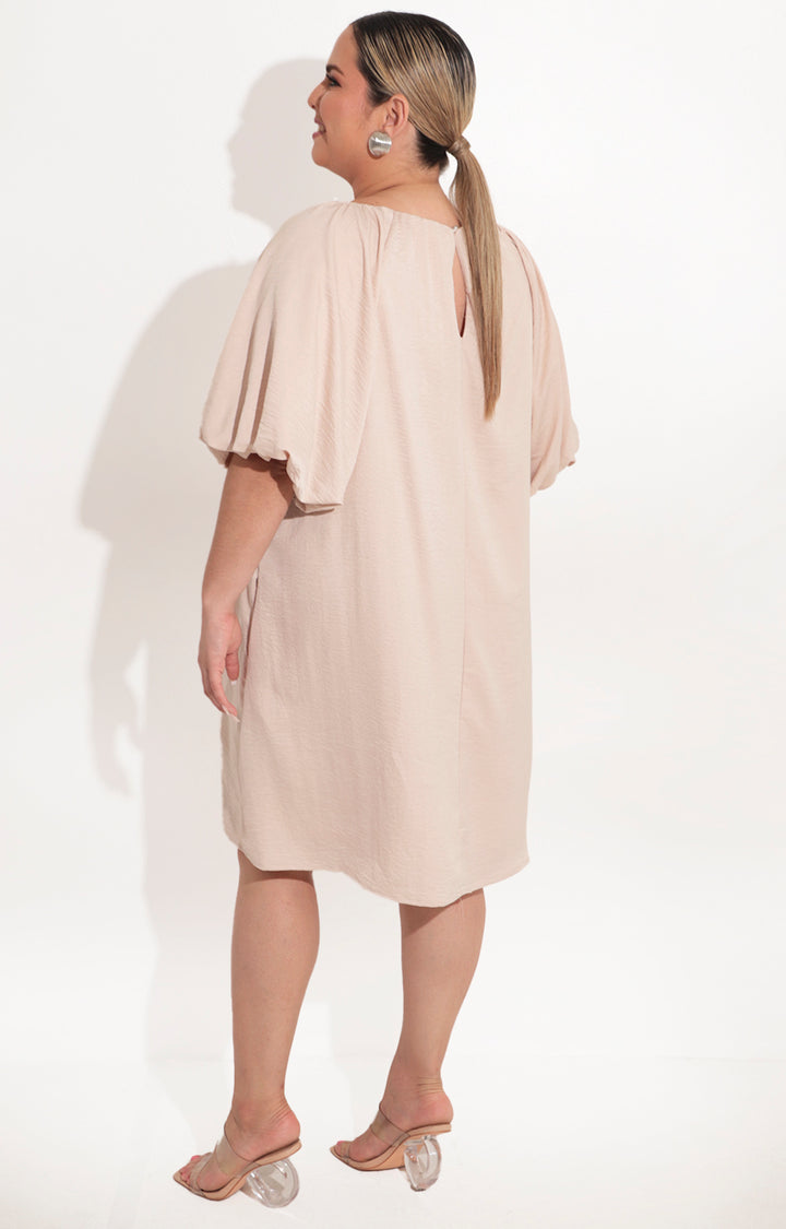 Vestido beige - VESTIDO Boutiquemirel 