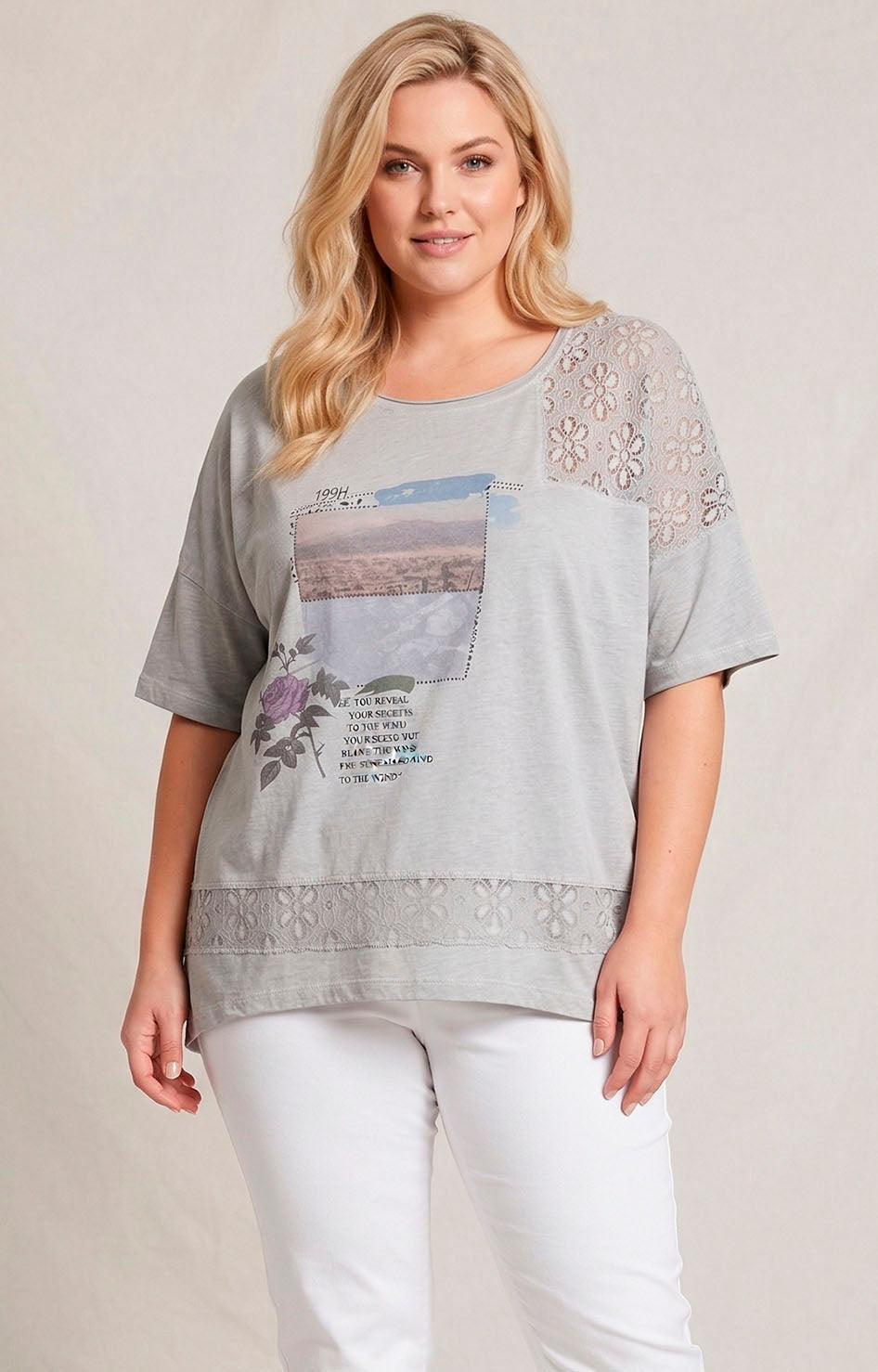 Blusa estampada - BLUSAS CURVY Boutiquemirel 
