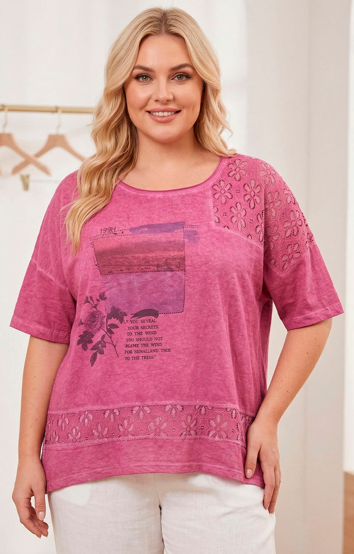 Blusa estampada - BLUSAS CURVY Boutiquemirel 